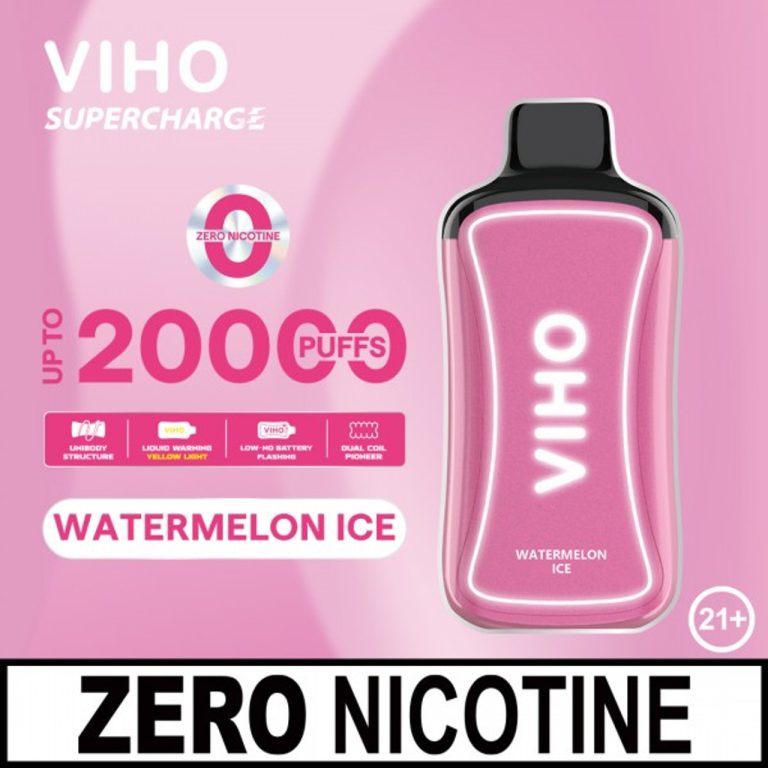 VIHO Supercharge ZERO Nicotine Watermelon Ice